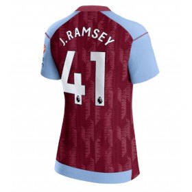 Aston Villa Jacob Ramsey #41 Hemmakläder Dam 2023-24 Kortärmad